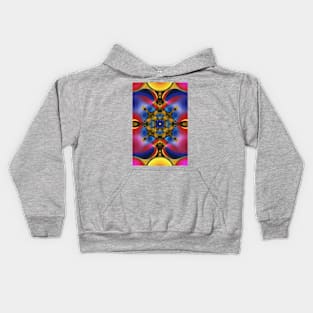 symmetrical abstract design Kids Hoodie